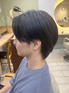 テトラ バイ ネオリーブ 横浜西口店(tetra by neolive) メンズカラー ブルーブラック [横浜/横浜駅]