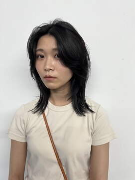 ミントリーフ 大福店(Mint leaf) かきあげウルフヘア