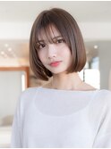 イメチェン/ボブ/小顔/似合わせカット/大人かわいい/フルバング