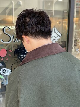 スウェル 船橋店(Swell) ウルフ/アッシュブラック/カルマパーマ/ベリーショート/船橋