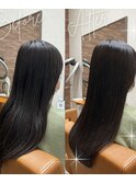 髪質改善ストレート
