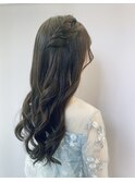 ねじりアレンジ巻き下ろし