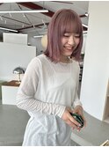 くすみピンク/ケアブリーチカラー