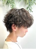 波巻きスパイラル/メンズカット/メンズパーマ/谷町四丁目