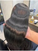髪質改善＊ロングレイヤーグレーベージュ＊美髪【Zina船橋】