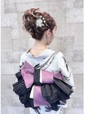 夏祭り浴衣ヘアアレンジ