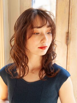ヘアサロン レア 高崎(Lea) 20代30代大人かわいいベージュナチュラルセミロングヘアー美肌