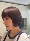 ぱっつんミニボブ