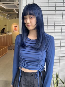 ロジェ(loje) 【loje】ダークネビージュ/小顔フェイスレイヤーワンレンロング