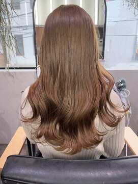 ゼスト クレス(ZEST Cres) 【立川cres奈佳子】黒染めからのベージュカラー