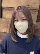 ラグーン(LAGOON)&nbsp;レイヤー/ラベンダーグレーベージュ/ブリーチ