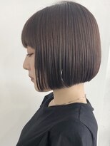 クラップス オル 金沢八景(CLAPS Ore)&nbsp;ショートボブヘアショートカットインナーカラー丸みショート30代