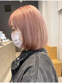 美髪ボブショートホワイトグレージュ_ba381393
