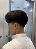 骨格補正カットのみでこの毛流れ◎