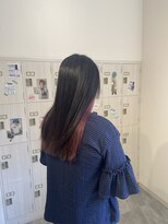 パプスドコワフュール 甲子園口店(Pap's de coiffeur)&nbsp;ピンクベージュインナーカラー