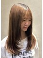 スリーランドメゾン 鶴見区横堤(THREELAND maison) 顔まわりレイヤーカット/艶のあるベージュカラーも得意です。