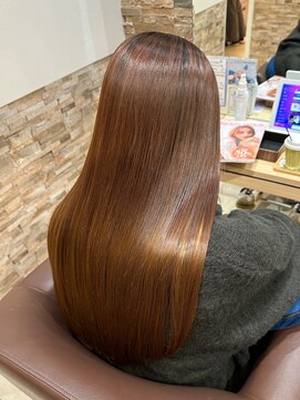 ブレンドバイハピネス(Blend by happiness) 髪質改善トリートメントストレートロングレイヤー20代30代40代