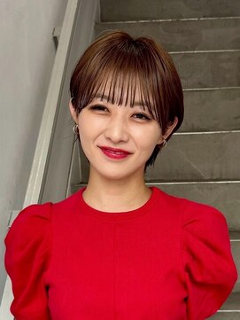 クロト(Clotho) ショートカット/髪質改善縮毛矯正白髪ぼかしレイヤーカラーボブ