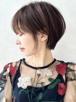 セイドット リー(Say. Ree)&nbsp;say.ショートボブひし形ショートミルクティーベージュ暗めカラー