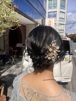 リコット 与野(Liecot) シニヨンヘアアップスタイル