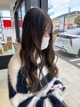 サラビューティーサイト 志免店(SARA Beauty Sight) 【志免】白髪ぼかしハイライト／ミックス巻き