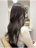 【Tierra美侑】透ける暗髪チャコールグレーカラー