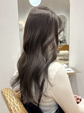【Tierra美侑】透ける暗髪チャコールグレーカラー