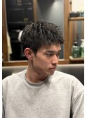 【理容室】メンズ スパイキーショート 無造作 パーマ