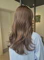 フリック 堺東店(FLICK) 柔らかい透明感のあるベージュラテカラー☆