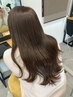 【松下指名】透明感カラー+スチームトリートメント