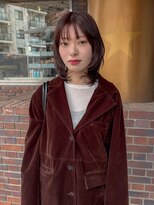 ムク(MUKU)&nbsp;こっくりブラウン×ハッシュカット