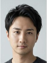 ゼンコー アオヤマ(ZENKO Aoyama)&nbsp;黒髪×アップバング×ニュアンスパーマ【メンズパーマ表参道】
