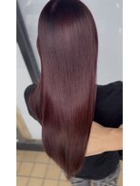 ヘアーメイクスタジオ ライフセカンド(HAIR MAKE STUDIO LIFE 2ND)&nbsp;韓国風艶々ボルドーカラー