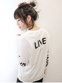 【cuzKLUB】カジュアルお団子アレンジ