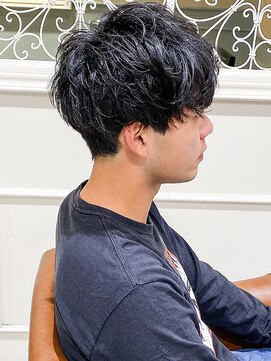 フレーム なんば店(FRAME) マッシュウルフショートマッシュウルフヘアツーブロツーブロック