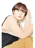 丸みのあるショートヘア【20代/30代/髪質改善】