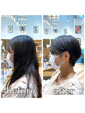 ロンド レグリーズ 立川(Lond leglise) 【山方　直也】小顔×くびれショート×マッシュショート×耳かけ