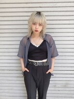 リアイス(Re:ICE)&nbsp;ミニウルフ/くすみブルー/流れるレイヤー/インナーハイライト