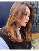 ドットハリス(.Hallis) 大人かわいい/小顔/ミディアムレイヤー/20代30代40代