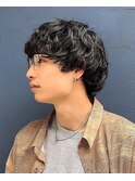 2.30代に人気◎大人のルードヘア波巻きツイストスパイラルパーマ