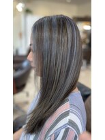 ヘアーメイク カラーバイカラー(hair make Color Color) 脱白髪染めデザインカラー