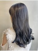 ブルーブラック × 艶ロング