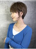 大人可愛い20代30代40代インナーカラー小顔ウルフレイヤーボブ
