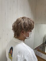 ソワン ドゥ ブレス 立花店(soin de brace) メンズブリーチスパイラルパーマ/サーフカール