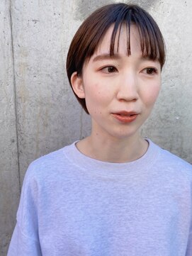 モリオ フロム ロンドン 大宮2号店(morio from London) 【なかじま ひびき】大人かわいいシースルーバング×ミニボブ