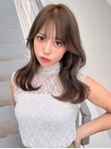 韓国フェミニンスタイル☆透明感オリーブカラー