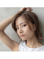 オースティン 調布アミックス(AUSTIN)&nbsp;大人かわいい前髪セシルカットココアブラウンフリンジウェーブ