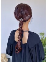 ゴウトゥデイシェアサロン 町田店(GO TODAY SHAiRE SALON)&nbsp;お呼ばれ編み下ろしヘア♪