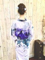 ヘアースペース ムーン(Hair Space MOON)&nbsp;ゆかたの着付けとヘアセットは岡山表町のヘアースペースムーンへ