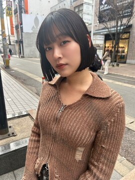 サラビューティーサイト 志免店(SARA Beauty Sight) 【志免】ココアブラウン×ボブ☆山之内